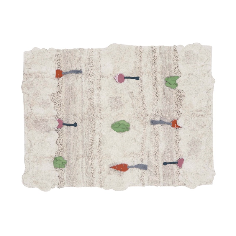 Lorena Canals x Oli&Carol Washable Play Rug – Veggie Garden