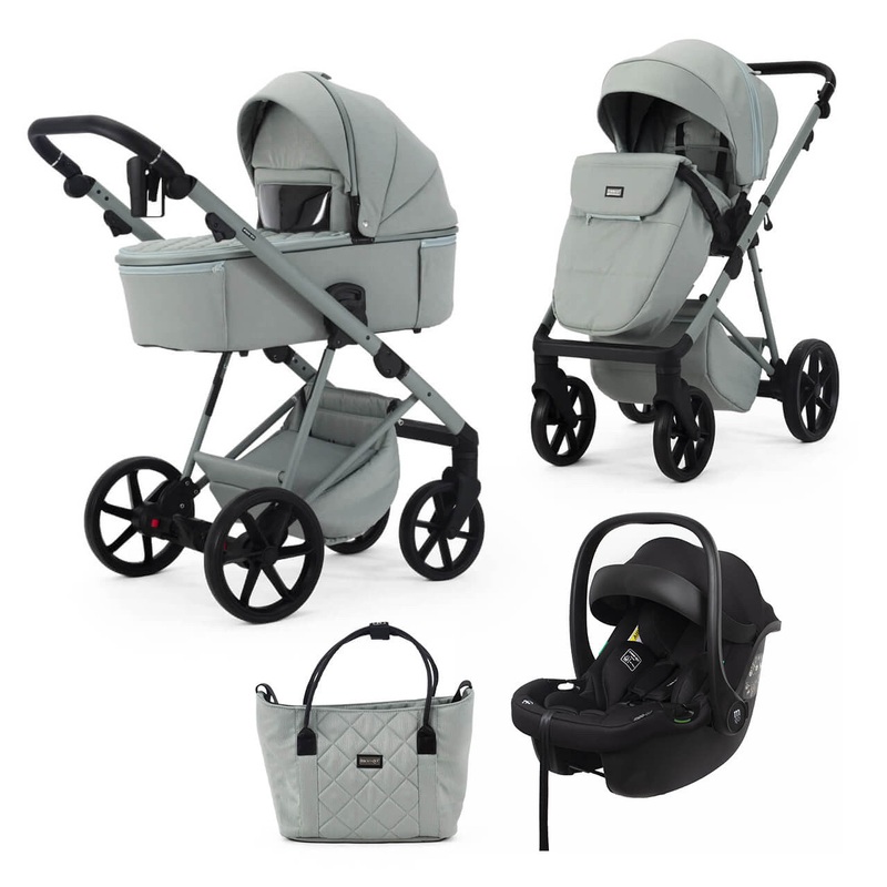 Mee-Go Milano Natura 3-in-1 Travel System – Mint