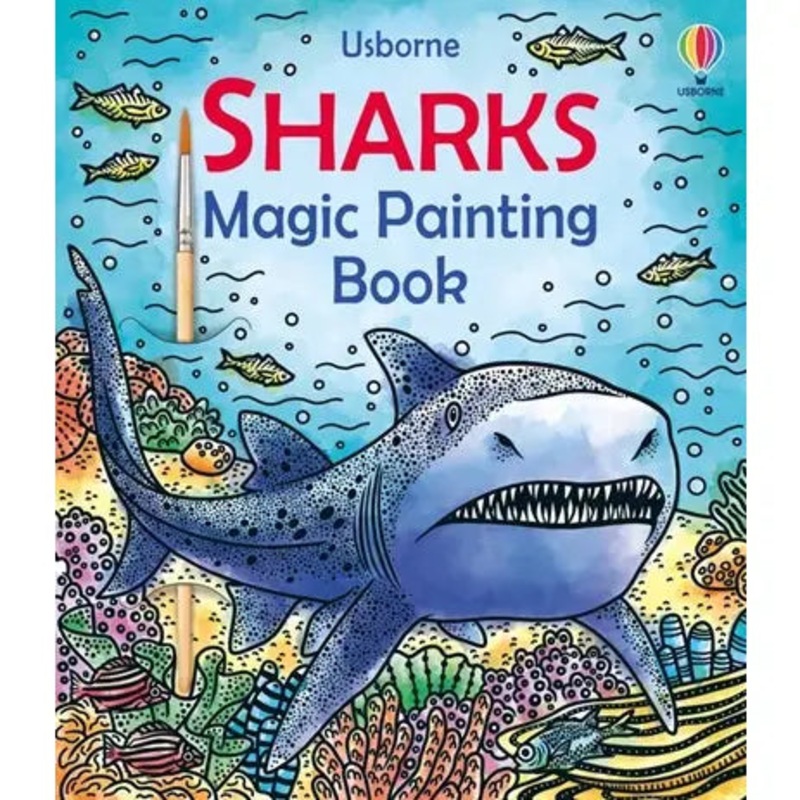 Usborne Sharks Magic Painting Book