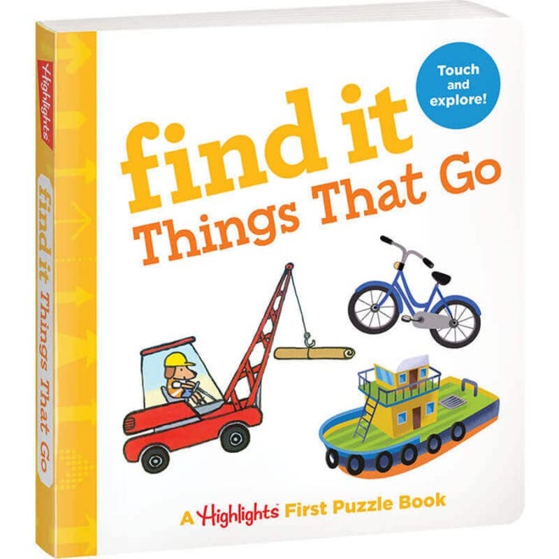Find It Board Book: Things That Go