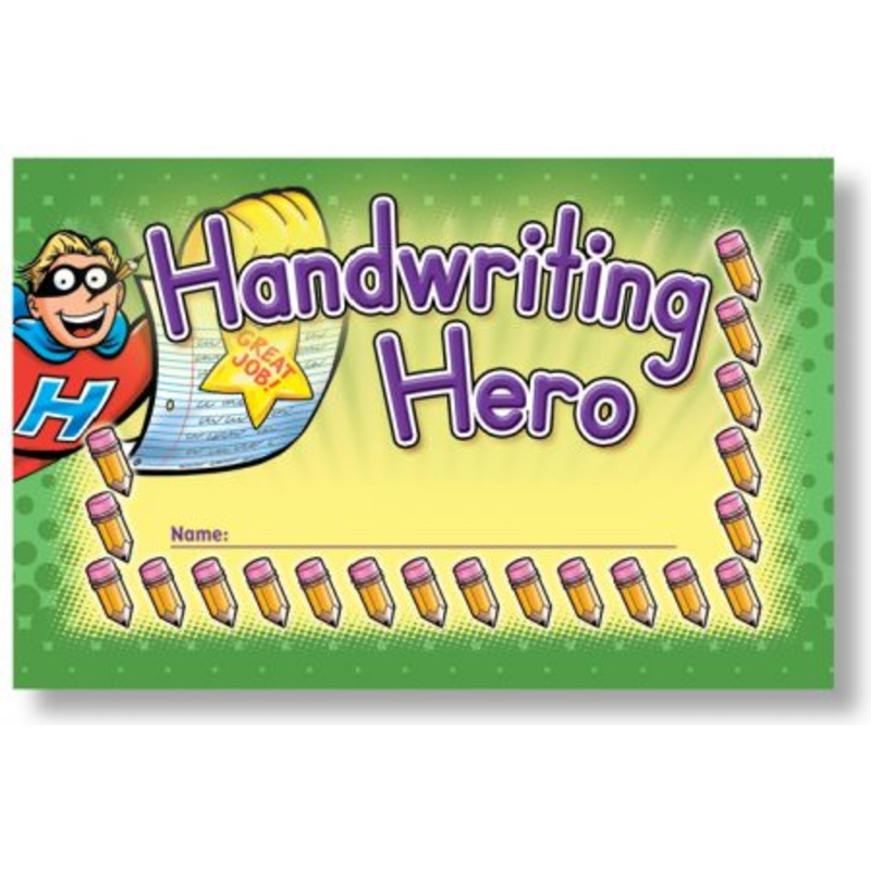 Handwriting Hero Punch Cards