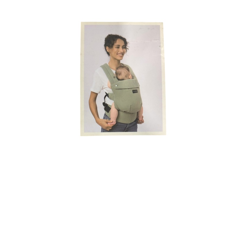 Momcozy PureHug Baby Carrier, Cotton Linen, Sage Green