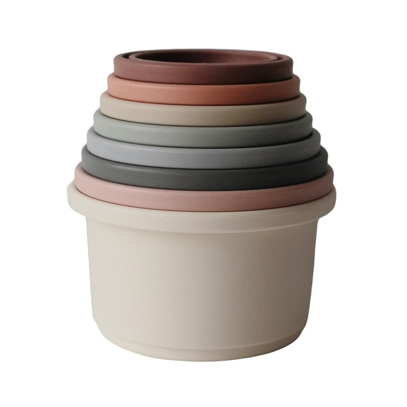 Mushie Stacking Cups Tower