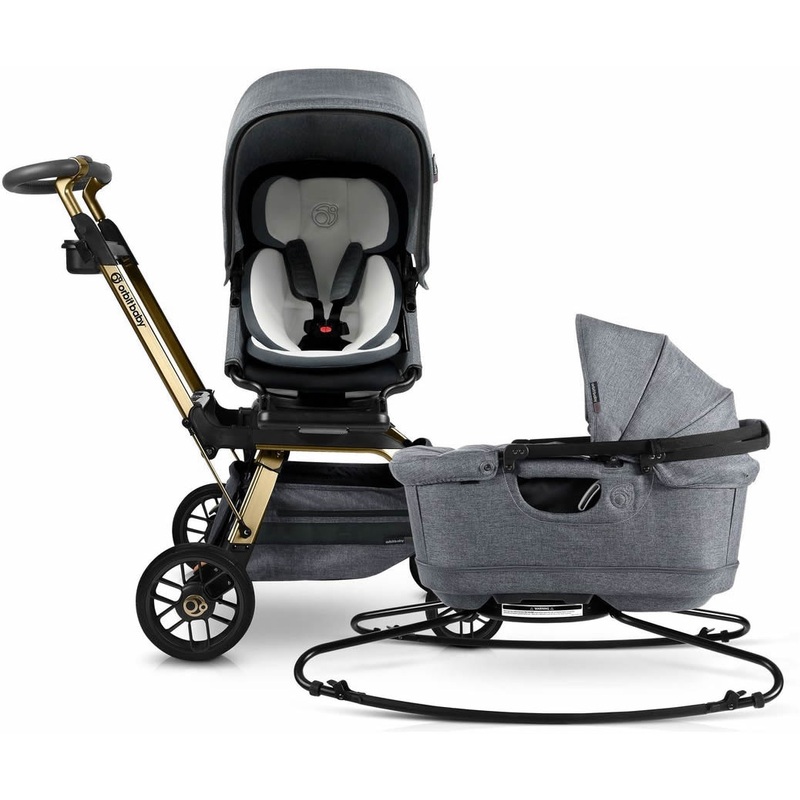 Orbit Baby G5 Stroll & Sleep Travel System – Gold/Melange Grey