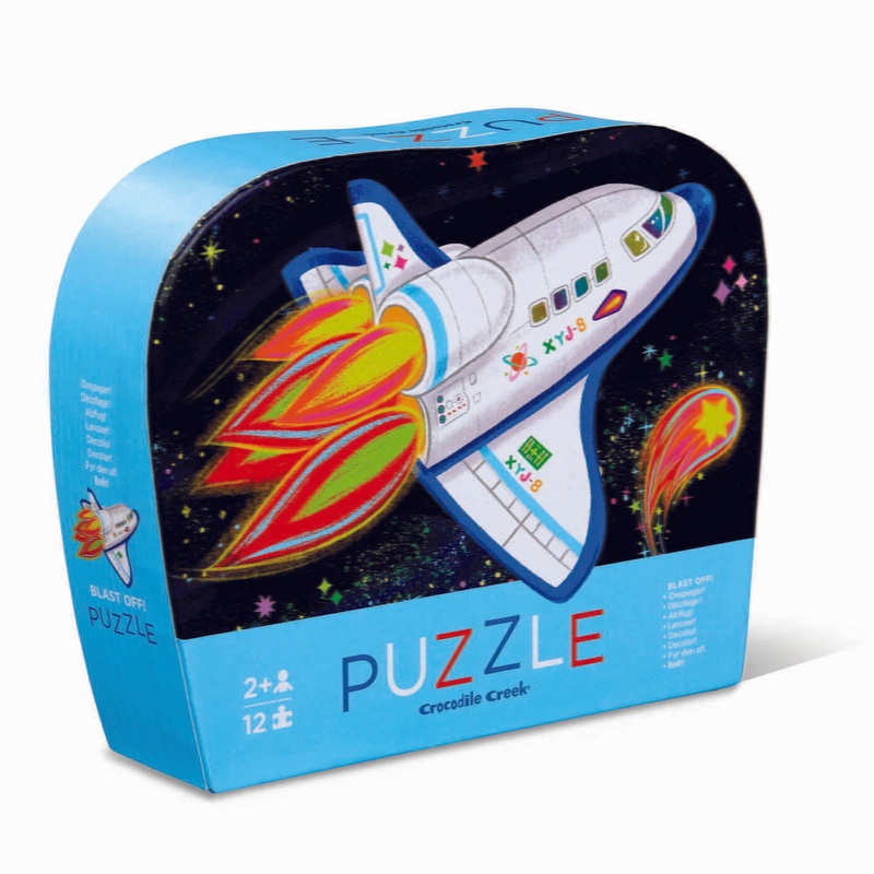 Crocodile Creek – 12 Piece Mini Puzzles – Blast Off