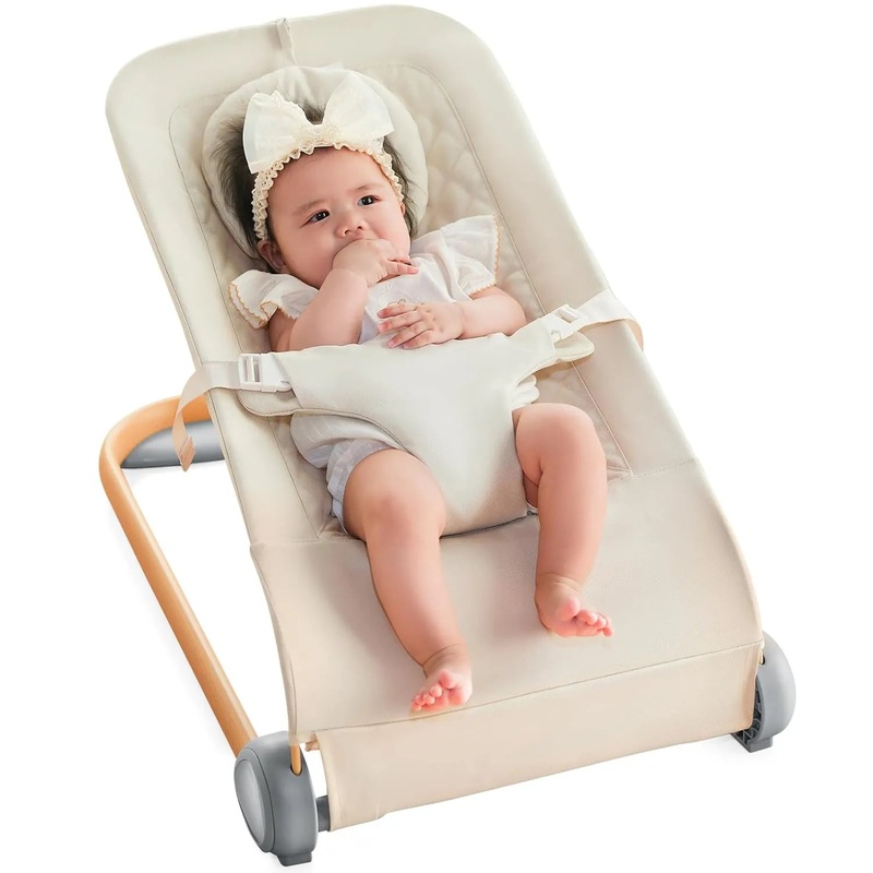 Fodoss Baby Bouncer, Beige