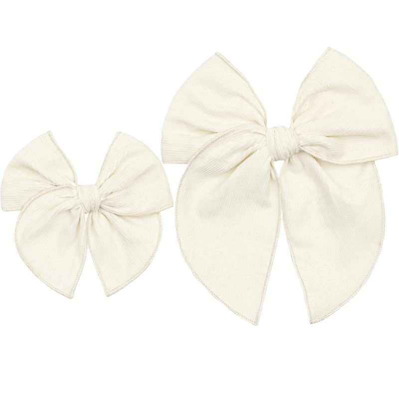 Heirloom Bow – Sugar Corduroy Clip