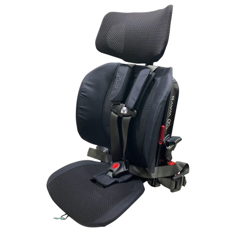 WAYB Pico Portable Car Seat Bundle, 2022, Jet, With Travel Bag