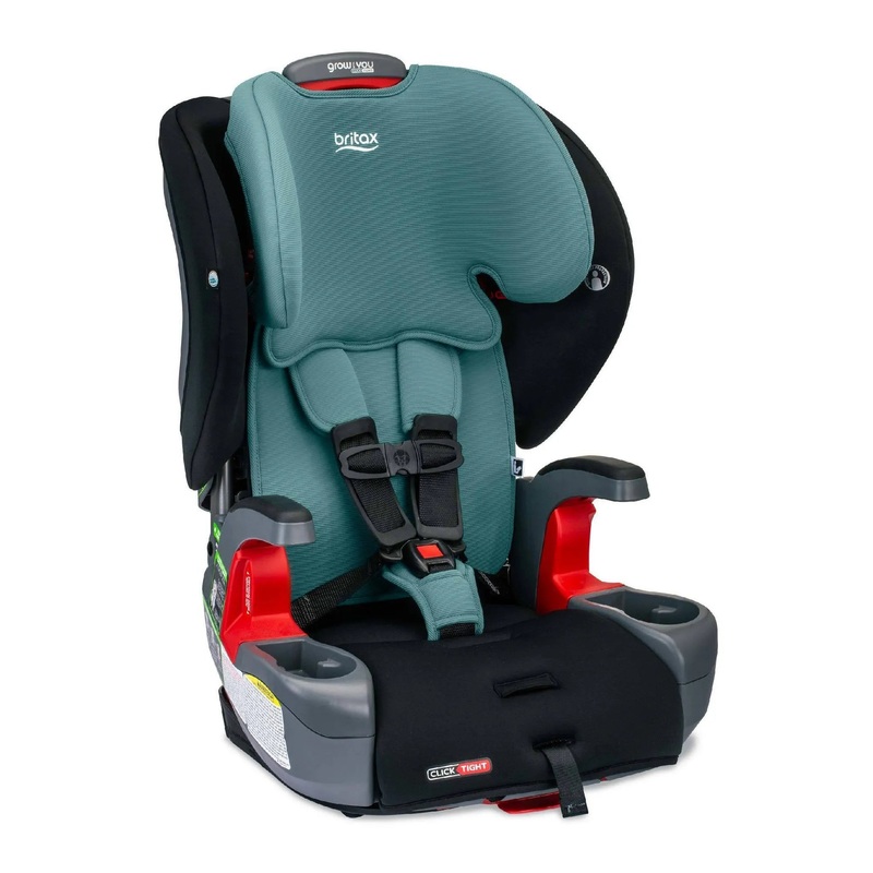 Grow with You Click Tight Harness-2-Booster – Green Contour