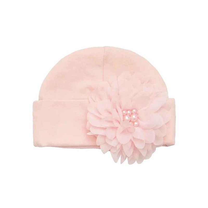 Chic Petit Baby Girls Flap Cap