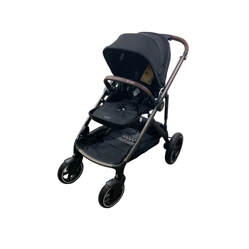 Cybex Gazelle S Modular Stroller, 2024, Moon Black, Taupe Frame