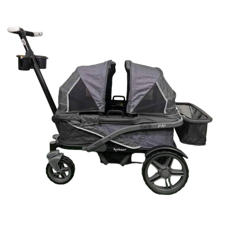 Gladly Family Anthem4 Classic 4 Seater All Terrain Wagon Stroller, Special Edition Graphite