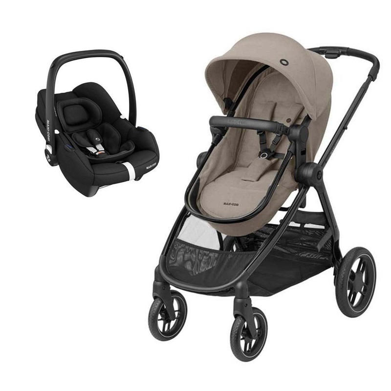 Maxi-Cosi Zelia Luxe 2-in-1 Pushchair Travel System – Twillic Truffle