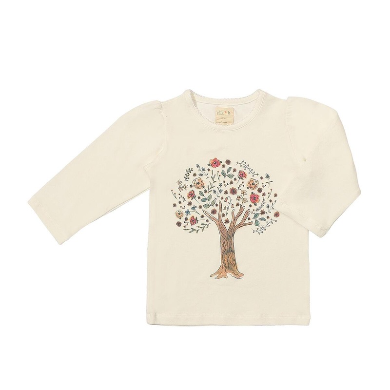 Ettie + H – Long Sleeve T-Shirt – Floral Tree