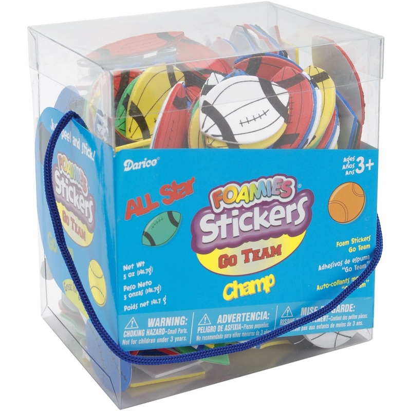 GO TEAM STICKER BUCKET(D)