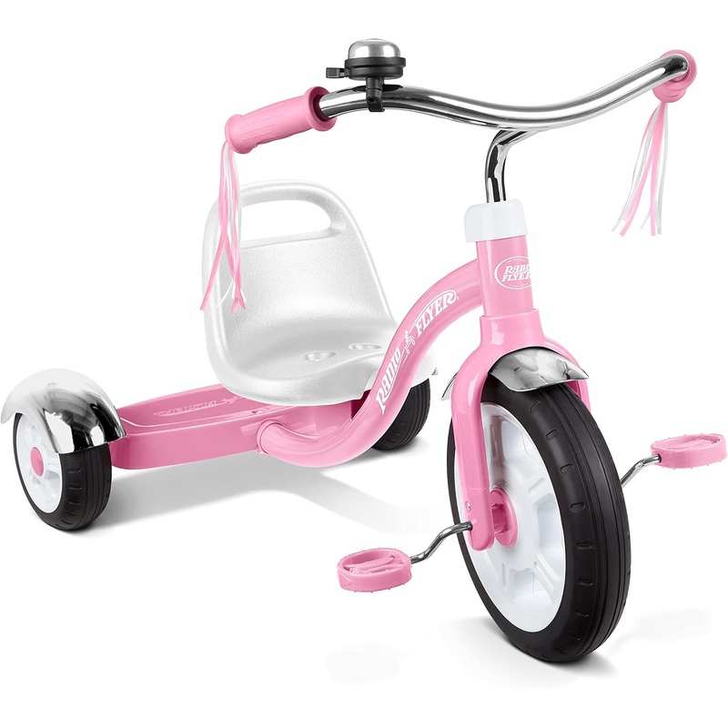 Radio Flyer Classic Tricycle, 12″, Pink
