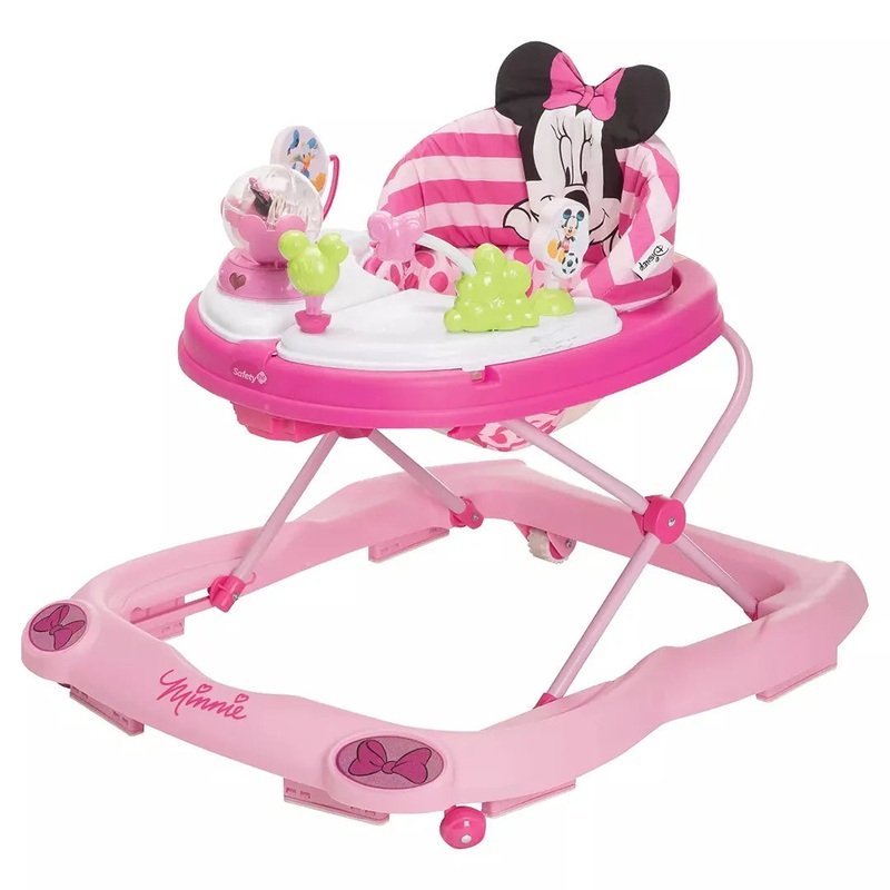 Disney Minnie Mouse Glitter Music and Lights Walker, Pink