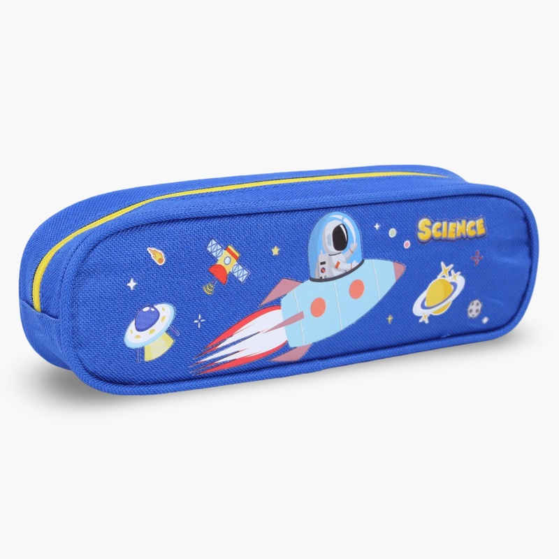 Space Themed Pencil Case – Blue