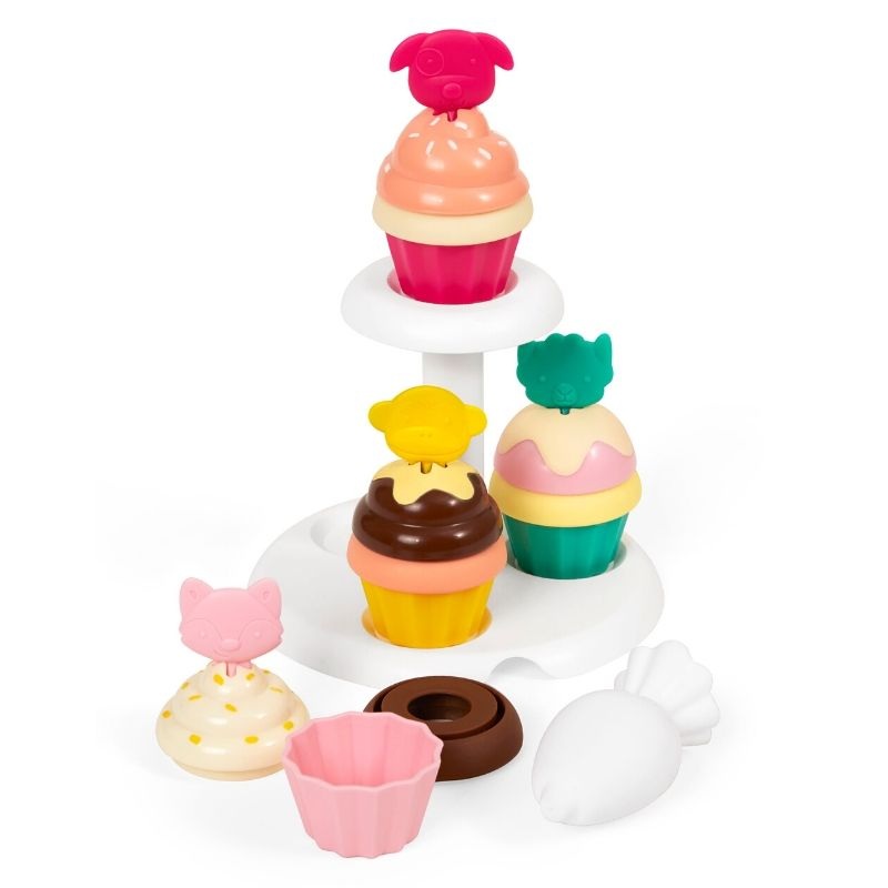 Zoo Sort & Stack Cupcakes Set