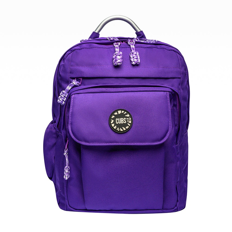 CUBS Purple Backpack  XXL 20 Inch