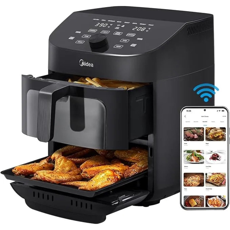 Dual Basket Air Fryer Oven 11 Quart (See Description)