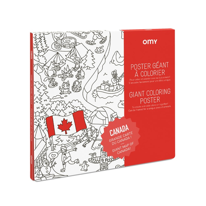OMY Colouring Poster – Canada