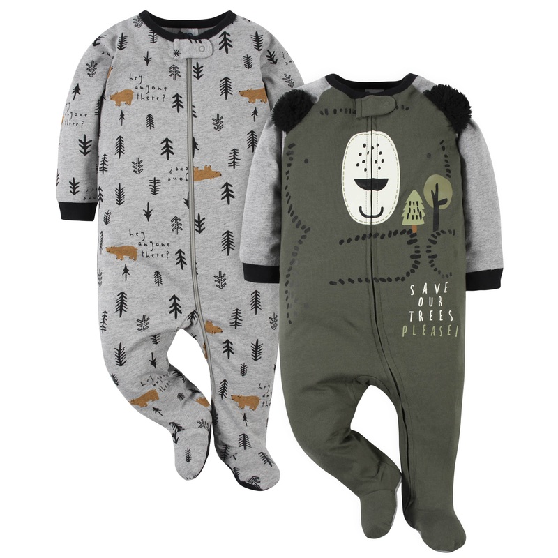 2-Pack Baby Boys Bear Sleep ‘N Plays