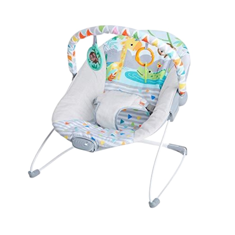 Bright Starts Vibrating Bouncer, Happy Safari