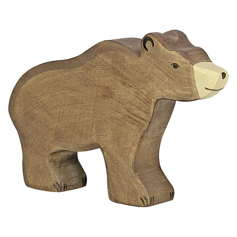 Holztiger Wooden Animal Brown Bear