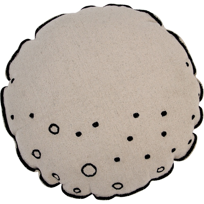 Lorena Canals Round Cushion – Moon (1′ 4”)