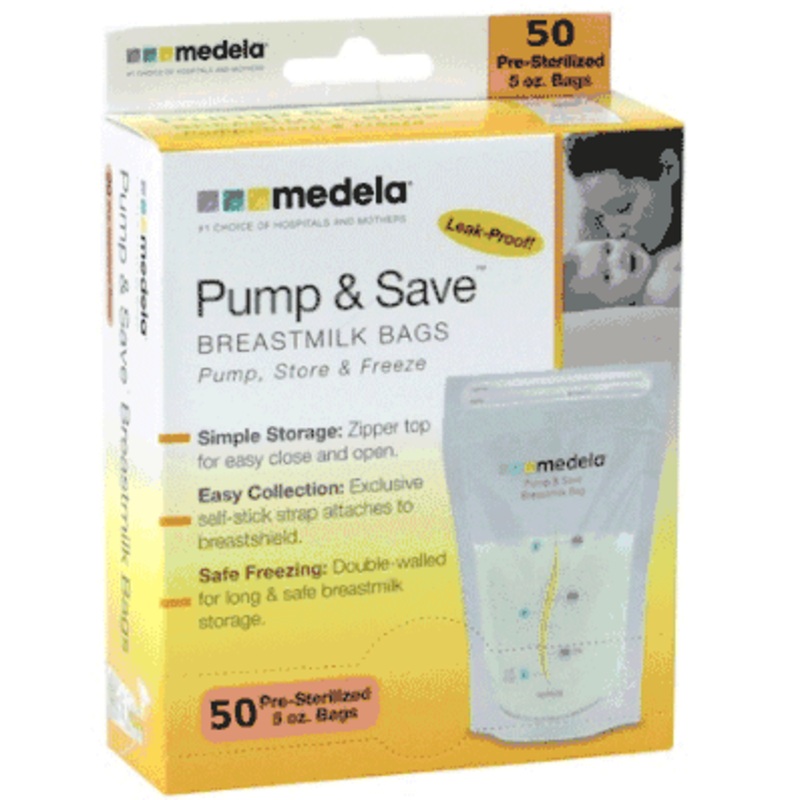 Medela Pump & Save Breastmilk Storage Bags 50 Pack