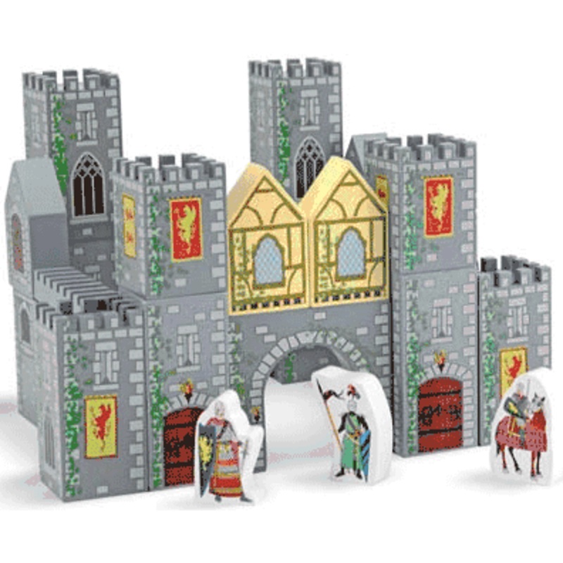 Melissa & Doug Castle Blocks Wooden Play Set