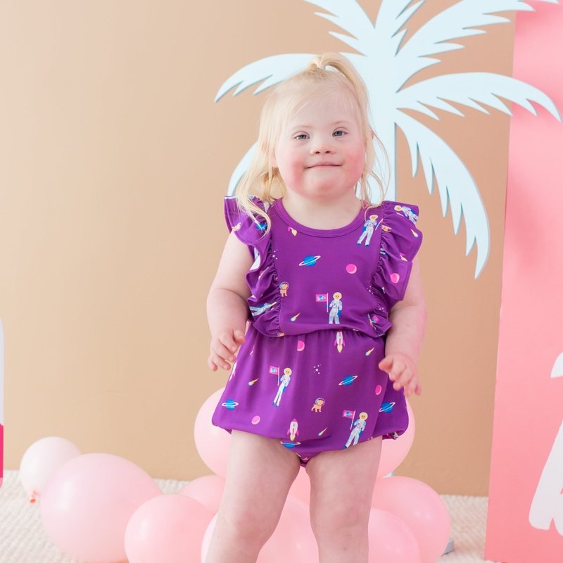 Bubble Romper in Barbie Astronaut