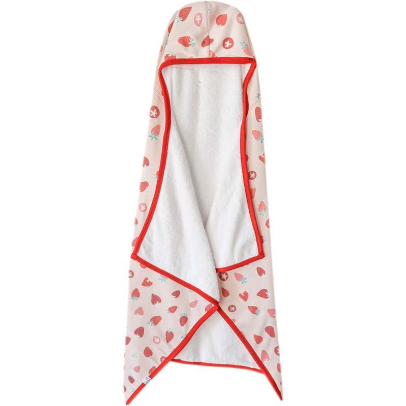 Copper Pearl Premium Big Kid Hooded Towel | Strawberry