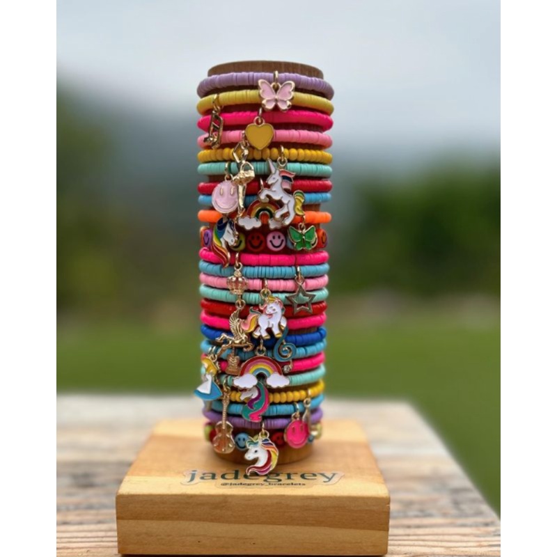 Jade Grey Kids Bracelet