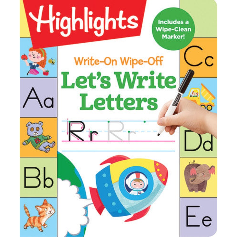 Let’s Write Letters Write-On Wipe-Off Fun to Learn Activity Book