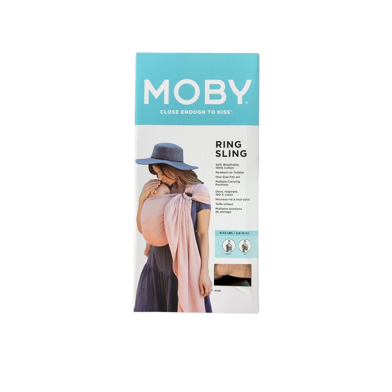 Moby Ring Sling, Rose