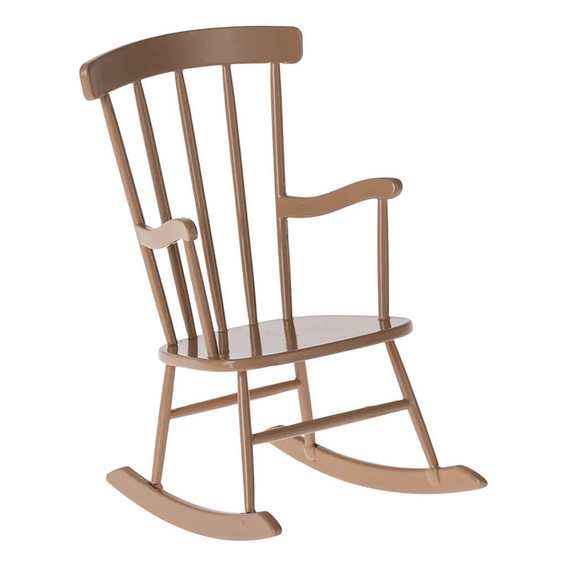 Rocking Chair Miniature Dark Powder