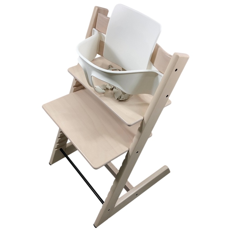 Stokke Tripp Trapp High Chair With Baby Set, Whitewash