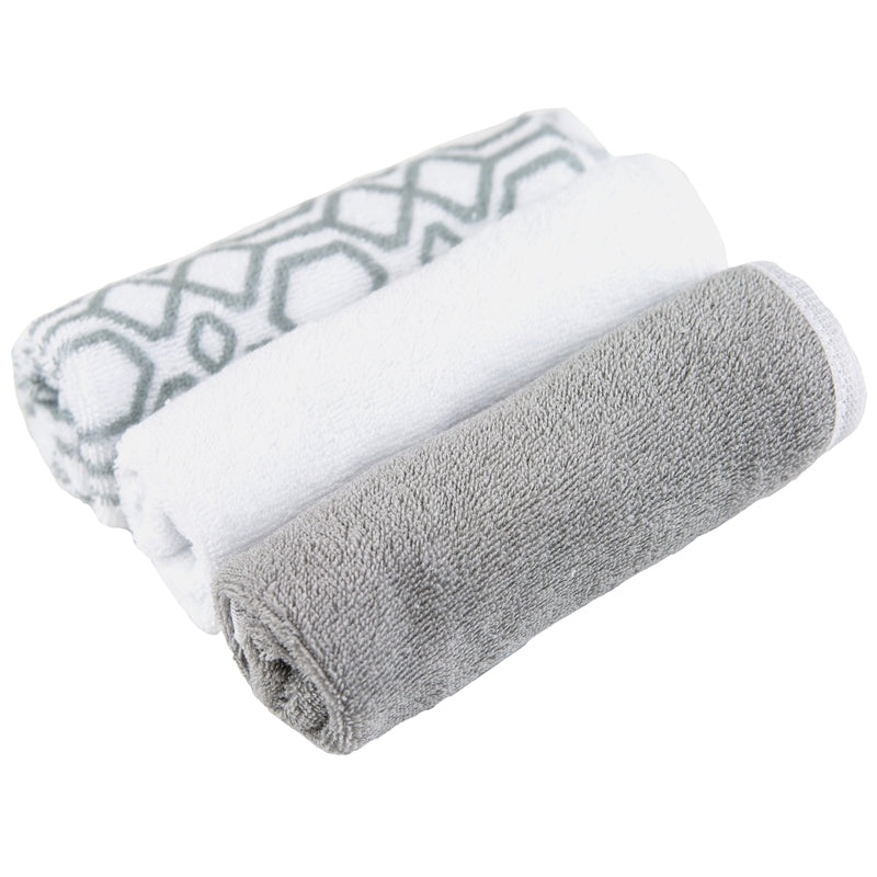 Terry Washcloths – 3 Pack