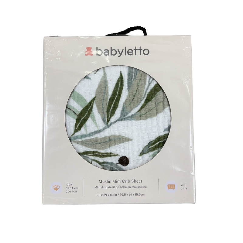 Babyletto Mini Crib Sheet, Olive Branches