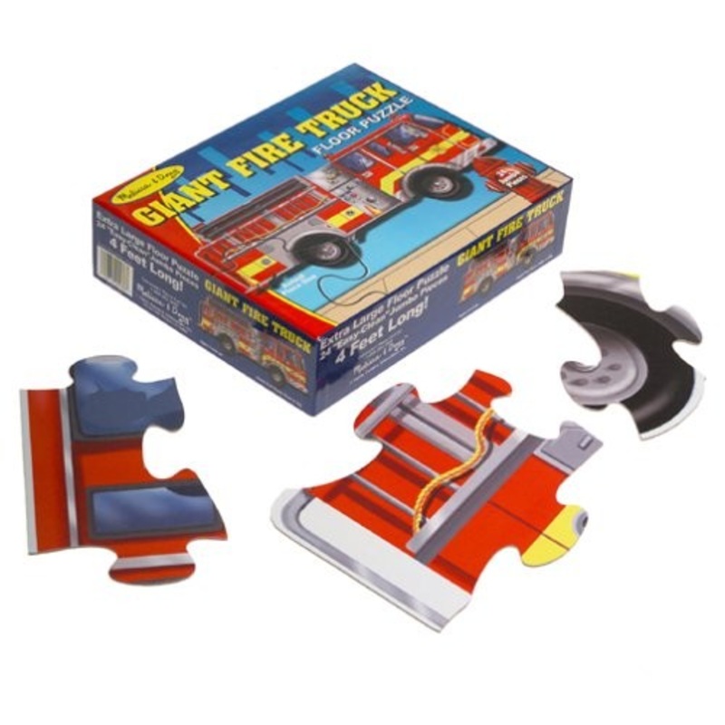 Giant Fire Truck Floor Puzzle