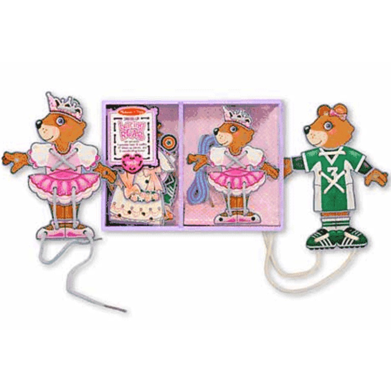 Melissa & Doug Lacing Bear Dress-Up