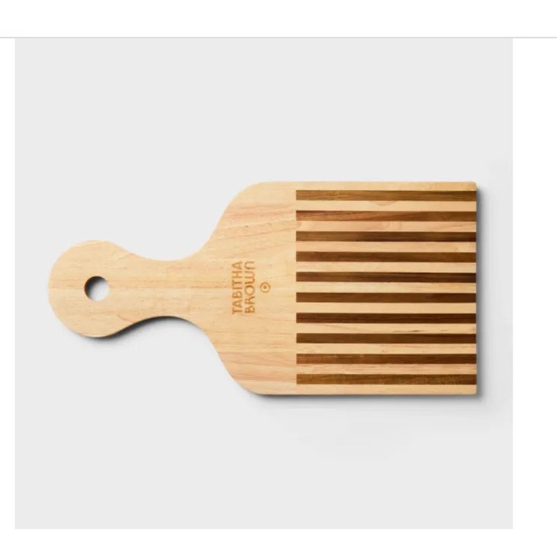 Shaped Wood Cutting Board with Handle – Tabitha Brown
