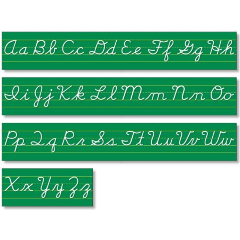 Alphabet Lines  Contemporary Cursive