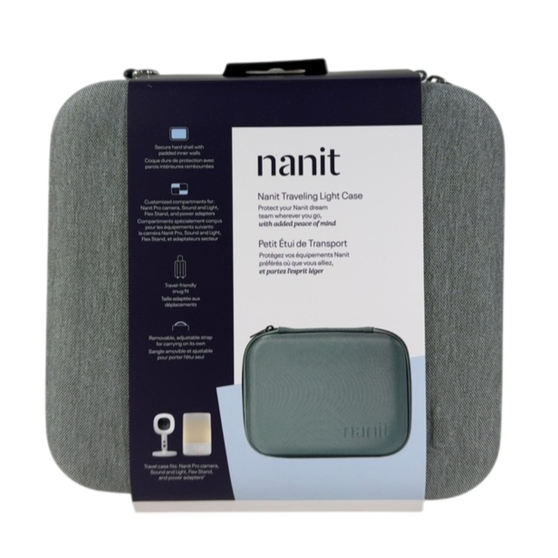 Nanit Traveling Light Case, Heather Gray Oxford