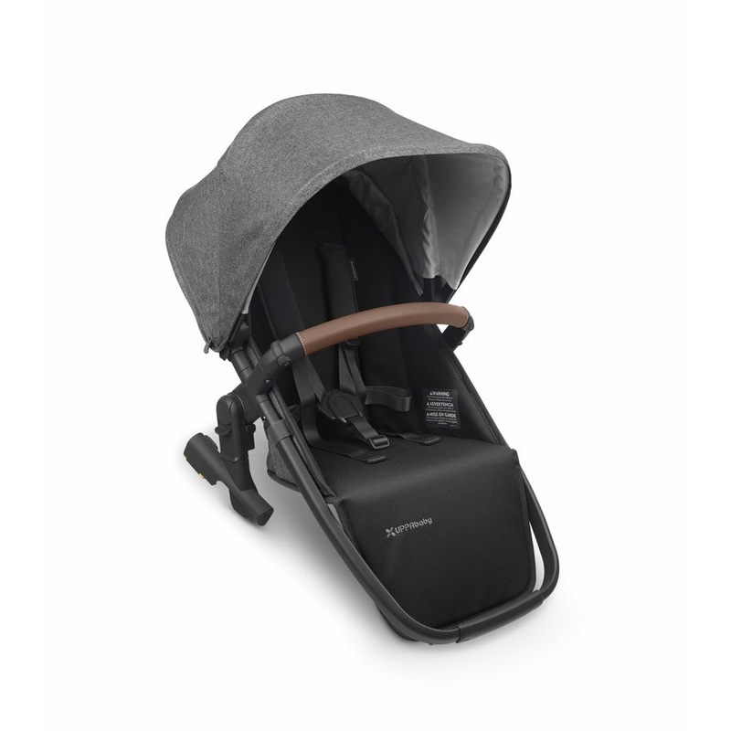 UPPAbaby OPEN BOX RumbleSeat V2 – Greyson (Charcoal Melange/Carbon/Saddle Leather)