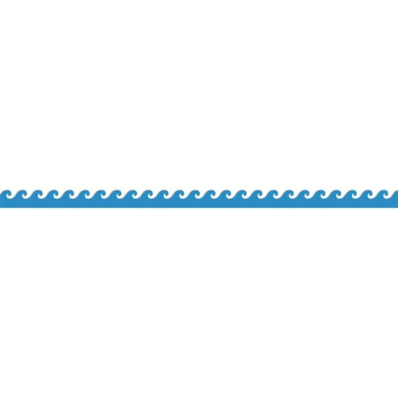 Blue Waves Border