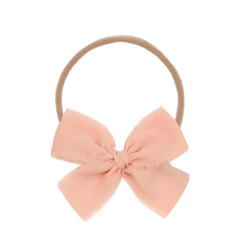 Chiffon Bow – Rose Headband