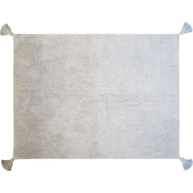 Lorena Canals Ombre Rug – Grey/Baby Blue (4′ x 5′ 3″)